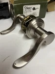 Weiser Brooklane Satin Nickel Passage Hall & Closet Door Lever Non-lock Wla. Fixed Price $11.99.