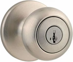 Kwikset Cove Entry Knob With Smartkey, Satin Nickel 94002-925. Fixed Price $16.99.