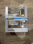Defiant Tonebridge Bed/bath Door Lever W/ Square Rose Brushed Gold 1007 790 004. Fixed Price $16.00.
