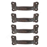 4 Handles Cast Iron Door Drawer Pull Antique Look Rustic Barn Gate Shed Cabinet. Fixed Price $29.95.