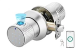 Buoan Big Fingerprint Smart Door Knob, Keyless Entry Lock YL-98A-SLIVER. Fixed Price $116.63.