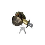 Premier Lock DB10C Antique Brass Deadbolt Door W/ 2 SC1 Keys. Fixed Price $21.95.