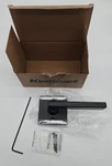 Kwikset 788HFLSQT-514 Halifax Non-turning One-sided Dummy Door Lever Matte Black. Fixed Price $16.99.