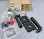 Emtek C5210US19 Sion Privacy Lever Set With Concealed Screws - Flat Black. Fixed Price $154.96.