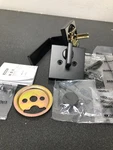 Kwikset 971SALSQT-514 Singapore Lever Interior Pack With Square Rose Matte Bla. Fixed Price $18.80.
