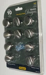 Stanley Home Design Knobs DPV8147 1-1/4 In. Satin Nickel Round Cabinet 10PK. Fixed Price $21.99.