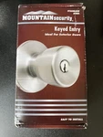 Mountain Security Stainless Steel Keyed Entry And Deadbolt For Exterior Last One. Fixed Price $17.88.