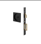 Emtek 2185 Square Mortise Privacy Pocket Door Set Flat Black. Fixed Price $139.00.