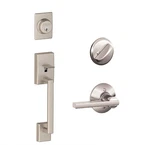 Schlage F58 Cen 619 & F59 Lat 625 Interior Exterior Handleset W/dead Bolt, Key. Fixed Price $59.99.