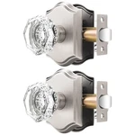 Orger Passage Door Knobs For Hallway Closet, Glass Handles With Non-.... Fixed Price $65.40.