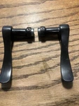 Ashland Hardware Active Passive Swing Door Handles Traditional Black. Fixed Price $35.00.