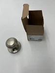Qty 6 Kwikset Half Dummy Cove Pull Knob 94880-575, 488CV 15 Satin Nickel. Fixed Price $21.84.