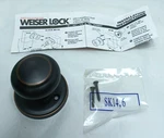Weiser Lock A12 T11P, Dummy Knob Trim - Venetian Bronze Lot Of. Fixed Price $13.37.