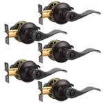 Probrico 5 Pack Privacy Bathroom Door Lock Lever Keyless No Keys. Fixed Price $118.11.