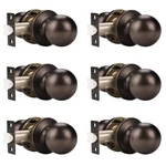 Probrico Closet Hallway Door Knobs Oil Rubbed Bronze Passage Lock Inside Hard. Fixed Price $89.30.