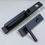 Emtek 4819US19 Lausanne Single Cylinder Keyed Entry Handleset Lh - Flat Black. Fixed Price $375.76.