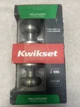 Kwikset Juno Satin Nickel Passage Hall & Closet Door Knob 97200-789. Fixed Price $13.99.