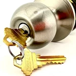 Schlage Corona Satin Nickel Entry J54CNA619 Exterior Keyed Door Lock. Fixed Price $16.90.