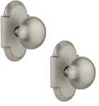 Nostalgic Warehouse Cottage Plate With New York Door Knob, Passage 2.75" Nickel. Fixed Price $69.99.