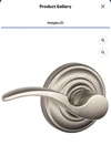 Schlage Accent Annes Satin Nickel Left Handed Dummy Door Trim F170 619. Fixed Price $12.00.