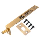 Flush Bolt 6 Inch Stainless Steel Door Concealed Slide Lock Latch Brass. Fixed Price $15.82.