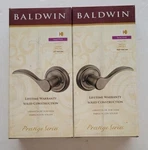 Lot Of 2 Baldwin Tobin Slate Left Right Handed Half Dummy Inactive Lever Handle. Fixed Price $24.99.