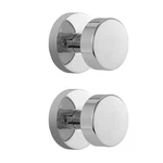 Naubea 2 Pack Polished Chrome Dummy Door Knobs Interior, Modern Round. Fixed Price $71.26.