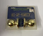 Ez Hall/closet Brass Finish CS-101T-BAUS3 Door Knobs New/sealed Package. Fixed Price $20.00.