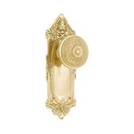 The Milford Dummy Set Polished Brass - 5 Door Knob Choices Single Double. Fixed Price $114.84.
