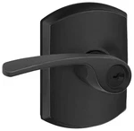 Schlage F51A 622 Grw Merano Keyed Entry Lever Matte Black F-series. Fixed Price $75.00.