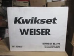 Kwikset Weiser Keying Kit No. 272 KW1 Keyway New Sealed Box. Fixed Price $145.99.