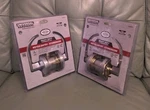 (2) New Universal Hardware Heavy Duty Keyed Entry-storeroom.satin Chrome UH40127. Fixed Price $69.00.