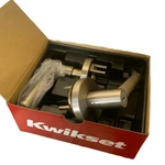 Kwikset Milan Entry Lever, Smartkey Satin Nickel, 91560-004. Fixed Price $24.99.
