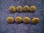 Set Of 8 Amerock Natural Elegance Burnished Brass Round Cabinet Knob BP1337-O77. Fixed Price $59.99.