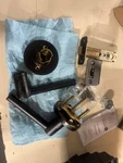 Kwikset SL1000RELRDT-514, Lever, Black (prev. Installed; Might Need Wipe Down). Fixed Price $17.21.