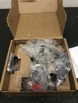 Emtek Helios Passage Door Lever Set, Flat Black. Fixed Price $130.99.