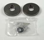 Baldwin Estate Rosette Privacy Function Graphite Nickel Pair 5146.076. Fixed Price $27.50.