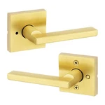 Kwikset 730HFLSQT-4 Halifax Interior Privacy Door Lock Satin Brass Reversible. Fixed Price $29.00.