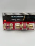 Ultra Security Combo Set (entry&deadbolt) Cylinder-gold #95701. Fixed Price $17.97.