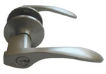 Entrance Entry Brushed Nickel Keyed Lever Handle Door Lock Kwikset Keyway. Fixed Price $16.99.