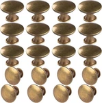 Hugolem 20 Pack Brass Round Antique Kitchen Cabinet Knobs Cupboard Door. Fixed Price $27.99.