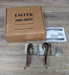 Emtek Bristol Reversible Non-turning Two-sided Dummy Door Knob Set Polished Chro. Fixed Price $21.95.