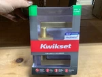 Kwikset Halifax Interior Door Handle Lever Hall Closet Microban Satin Brass. Fixed Price $23.95.