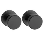 Kwikset Pismo Round Matte Black Door Knob W/ Microban Antimicrobial Technology. Fixed Price $14.99.
