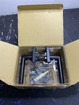 Kwikset 730MILSQT-514 Milan Privacy Door Lever Set, Square Rose, Matte Black. Fixed Price $31.73.