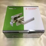Square Passage Handle Silver Lever Set Sartodoors Hardware Modern New. Fixed Price $14.00.
