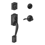 Schlage Camelot Single Cylinder Handleset Right Accent Lever Matte Black. Fixed Price $209.99.