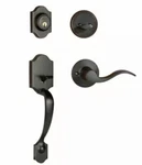 Dynasty Hardware DEN-HER-100-12PL Denver Front Door Handleset Aged Oil Rubbed.... Fixed Price $64.95.