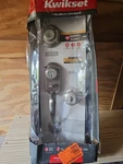 Kwikset Montara Handleset Juno Knob Satin Nickel Keyed Deadbolt. Fixed Price $100.00.