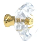 Amerock Traditional Classics Crystal 3/16" Hexagon Cabinet Pull Knob BP733CS. Fixed Price $12.78.